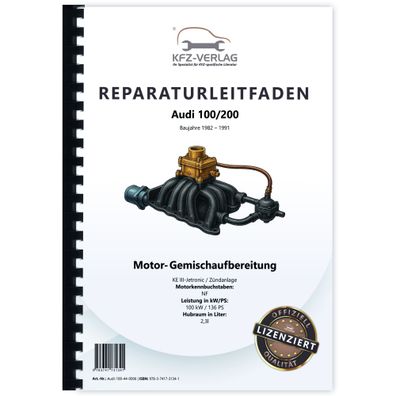 Audi 100/200 (82-91) 2,3l Benziner KE III-Jetronic Zündanlage Reparaturanleitung