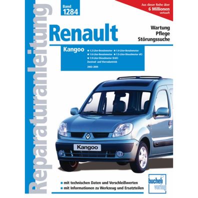 Renault Kangoo Typ KC 2002-2005 Reparaturanleitung Bucheli Verlag