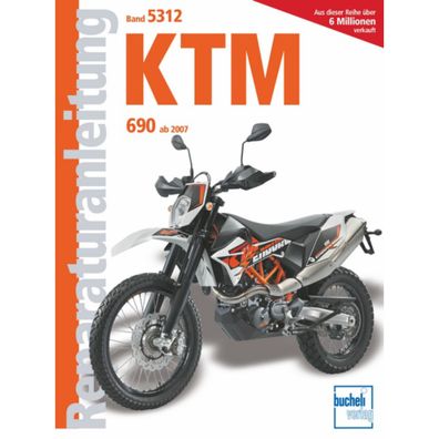 KTM 690 Enduro Supermoto SMC Duke R (ab 2007) Reparaturanleitung Bucheli Verlag