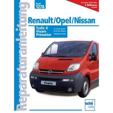 Nissan Primastar Typ X83 2001-2004 Reparaturanleitung/Handbuch Bucheli Verlag
