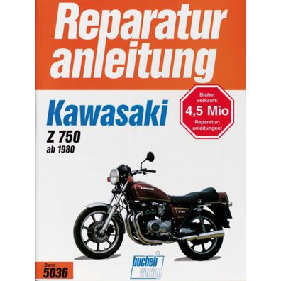 Kawasaki Z 750 Baujahre ab 1980 Reparaturanleitung Reparaturhandbuch Bucheli