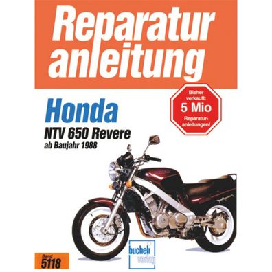 Honda NTV 650 Revere Baujahre ab 1988 Reparaturanleitung Reparaturhandbuch