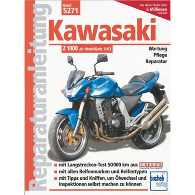 Kawasaki Z 1000 Modelltypen ZRT00A, , , , , , Bj. ab 2003 Reparaturanleitung