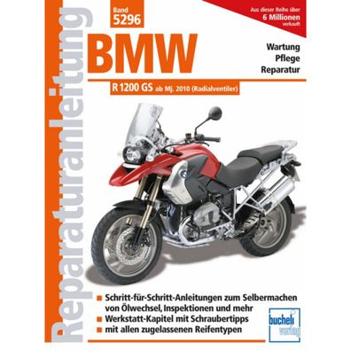 BMW R 1200 GS Typ K50 Radikalventiler Baujahr ab 2010 Reparaturanleitung Bucheli