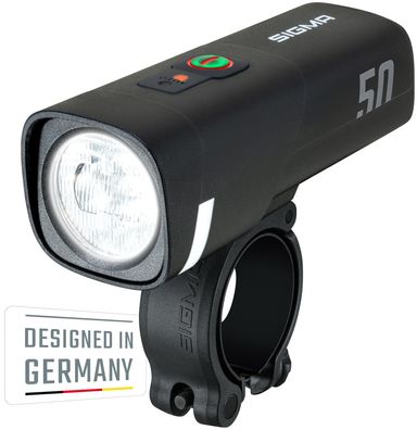 SIGMA SPORT Scheinwerfer "Aura 50"SB-verpackt, 50 Lux, USB-C
