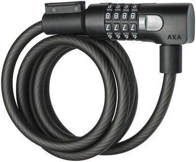 AXA Zahlen-Kabelschloss "Resolute"SB-ver Resolute 10/150 Schwarz