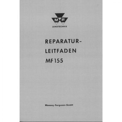 Massey Ferguson MF 155 mit dem Perkins AD4.203 Motor - Traktor Werkstatthandbuch