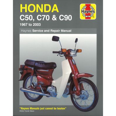 Honda Motorrad C50 C70 C90 (1967-2003) Reparaturanleitung Haynes