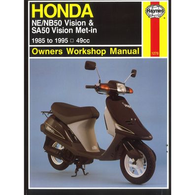 Honda Motorroller NE NB50 Vision und SA50 Vision (1985-1995) Reparaturanleitung
