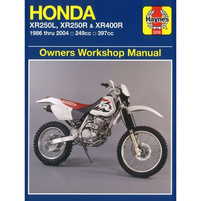 Honda Motorrad XR250L, XR250R und XR400R (1986-2004) Reparaturanleitung