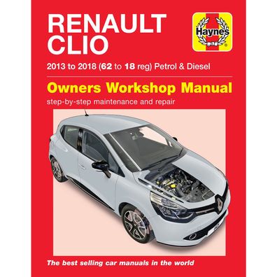 Renault Clio 2013-2018 Benzin Diesel Reparaturanleitung Haynes