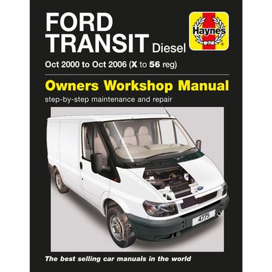 Ford Transit 2000-2006 Diesel Transporter Reparaturanleitung Haynes