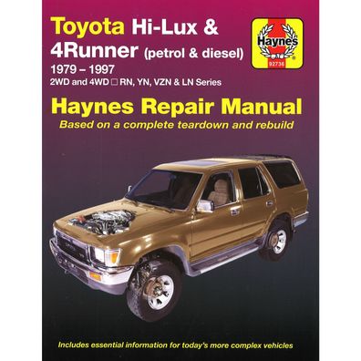 Toyota Hi-Lux 4Runner 1979-1997 Reparaturanleitung Werkstatthandbuch Haynes
