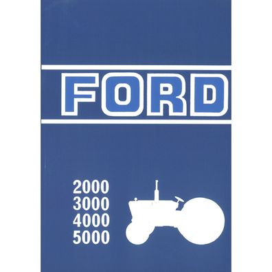 Fordson Ford 2000 3000 4000 5000 SE 3112 Bedienungsanleitung Betriebsanleitung