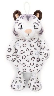 NICI Wild Winter Wärmflasche Schneeleopard Eleni Snowbell 34cm GREEN Neuware