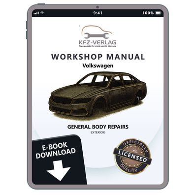 VW Bus T6.1 2019-2021 general body repairs exterior guide workshop manual eBook