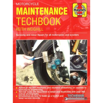 Motorcycle Maintenance Techbook Wartung Motorrad Manual Reparatur Haynes
