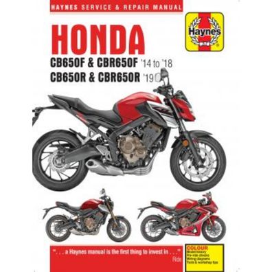 Honda Motorrad CB650F/R CBR650/F/R (2014-2019) Reparaturanleitung Haynes