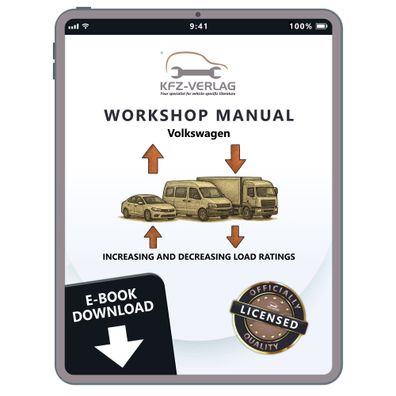 VW Bus T5 2009-2015 guide for increasing decreasing load ratings manual eBook