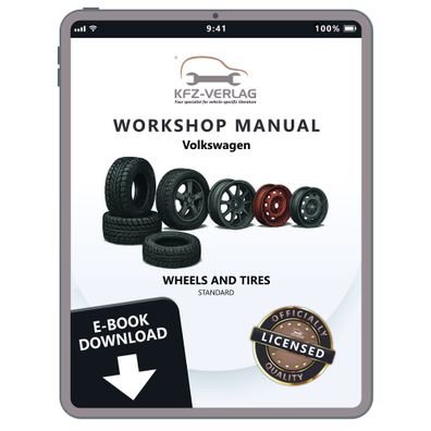 VW Passat CC type 35 (2008-2012) wheels and tyres standard repair workshop eBook