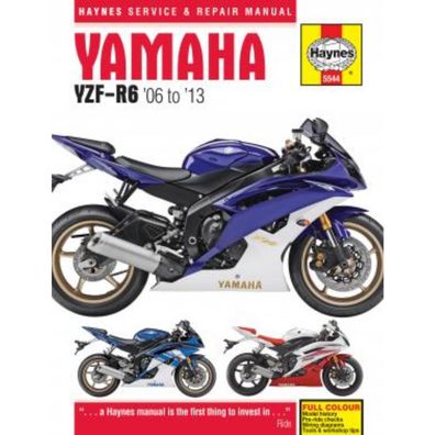 Yamaha Motorrad YZF-R6 (2006-2013) Reparaturanleitung Haynes