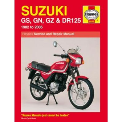Suzuki Motorrad GS, GN, GZ und DR125 (1982-2005) Reparaturanleitung Haynes