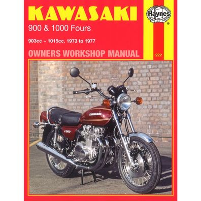 Kawasaki Motorrad 900 und 1000 Fours (1973-1977) Reparaturanleitung Haynes
