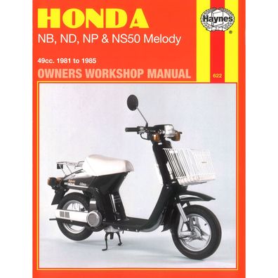 Honda Motorroller NB, ND, NP und NS50 Melody (1981-1985) Reparaturanleitung