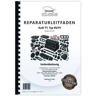 Audi TT 8S FV ab 2014 Instandsetzung 4-Zyl. Benzinmotor 2,0l Reparaturanleitung