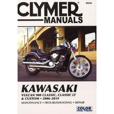 Kawasaki Vulcan 900 Classic LT Custom (2006-2019) Reparaturanleitung Clymer