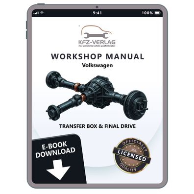 VW Touareg type 7L 2002-2010 transfer box and final drive repair workshop manual