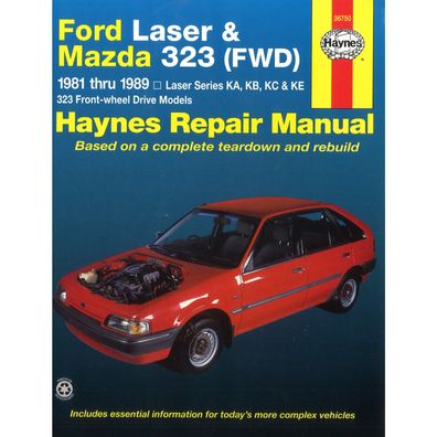 Ford Laser Mazda 323 FWD 1981-1989 Reparaturanleitung Werkstatthandbuch Haynes
