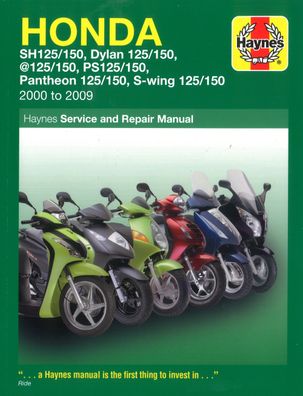 Honda Dylan Pantheon S-wing SH PS 125/150 (2000-2009) Reparaturanleitung Haynes