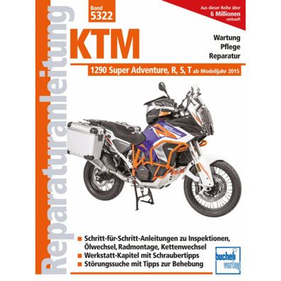 KTM 1290 Super Adventure, T, S, R Bj. 2015 bis 2020 Motorrad Reparaturanleitung