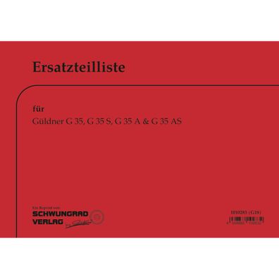 Linde-Güldner G35 G35S G35A G35AS 1967 Traktor Ersatzteilliste Ersatzteilkatalog