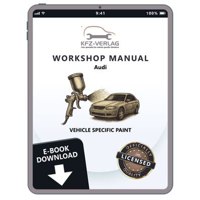 Audi A8 type 4E 2002-2010 paint information repair workshop manual eBook