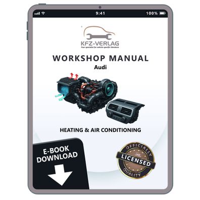 Audi A4 8W (15-24) heating air conditioning system repair workshop manual eBook
