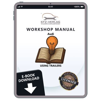 Audi A6 type 4G 2010-2018 guide for using trailers repair workshop manual eBook