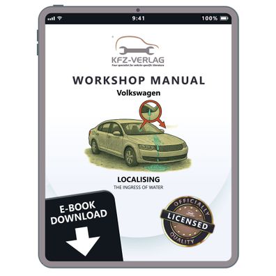 VW Arteon type 3H from 2020 localising the ingress of water repair manual pdf