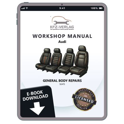 Audi A6 type 4K 2018-2023 general body repairs seats guide workshop manual eBook