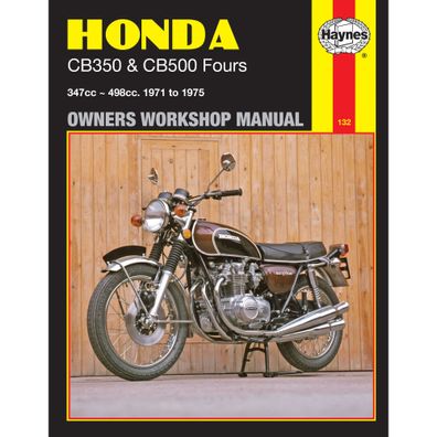 Honda CB350 CB500 Fours 1971-1975 UK US Motorrad Reparaturanleitung Haynes