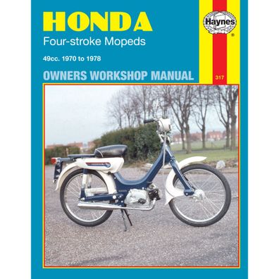 Honda PC50 PF50 R/DXR Viertakter (70-78) UK Moped Mofa Reparaturanleitung Haynes