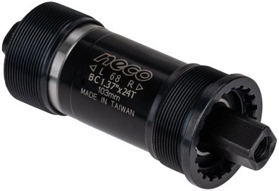 NECO Innenlager4-kant, BSA Gewinde (1,37"), Achslänge 103 mm