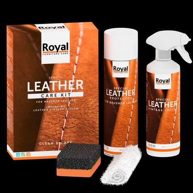 Royal Spec Leather Care Kit - Brushed Leather-Vintage