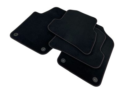 Original VW Fußmatten Velours Polo 5 6R 6C Stoff schwarz Ibiza 4 6J GTI Textil