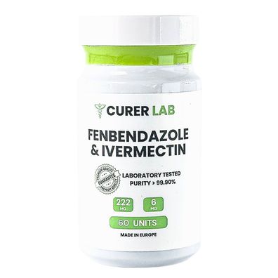 Fenbendazol 222 mg mit Ivermectin 6 mg | >99,90 % | Laborgeprüft | 60 Einheiten