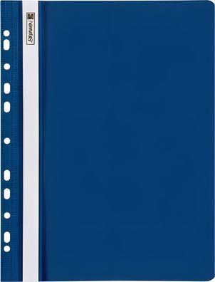 Brunnen Schnellhefter A4 gelocht blau 102015230
