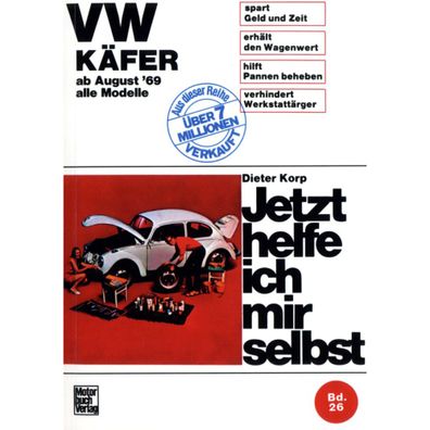 Volkswagen Käfer 1200/1300/1500/1302/S/1303/S 1969-1972 JHIMS Reparaturanleitung