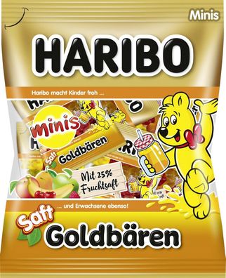 Haribo Saft Goldbären Minis 14 Beutel 220 g