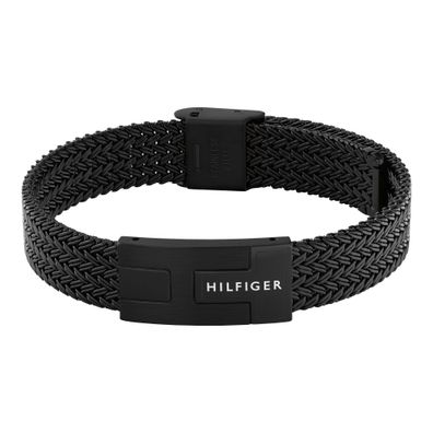 Tommy Hilfiger Unisex Amrband 2790707 Edelstahl, Schwarz